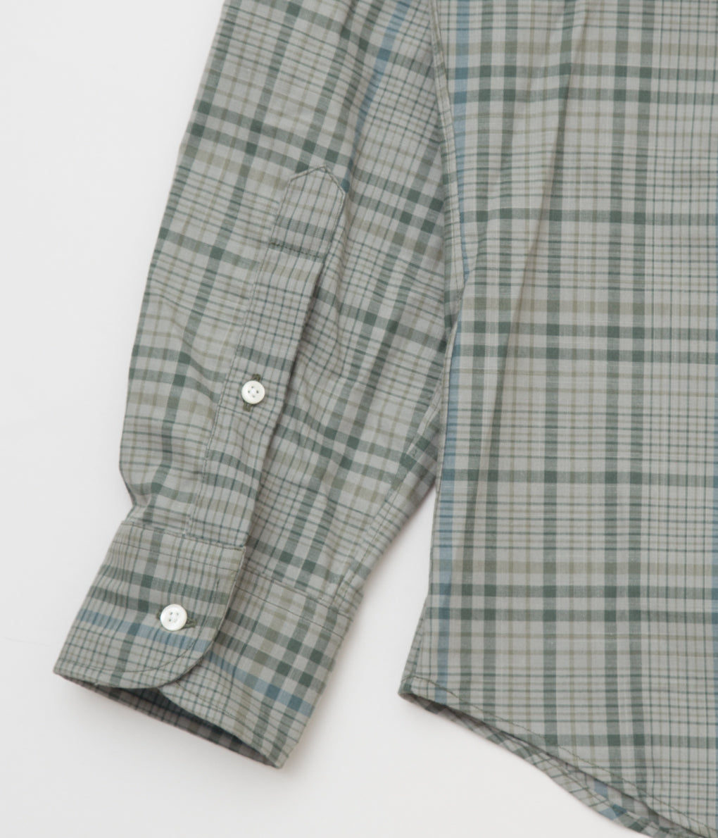INDIVIDUALIZED SHIRTS "MADRAS CHECK (STANDARD FIT POPOVER SHIRT)" (BASIL)
