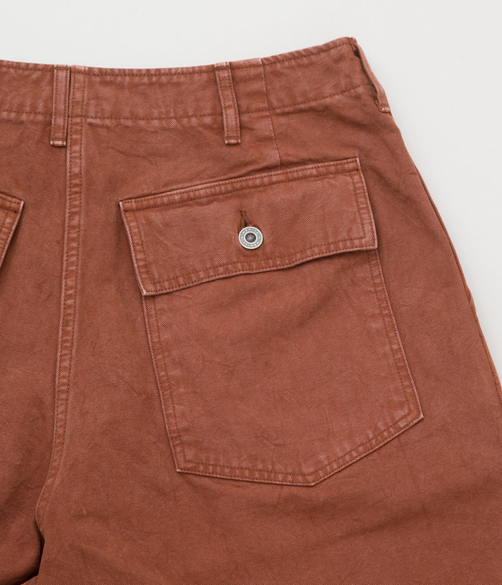 HERILL "DUCK UTILITYSHORTS"(BROWN)