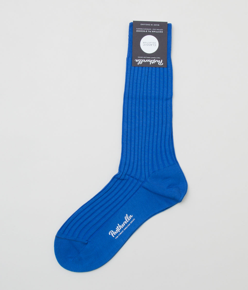 PANTHERELLA "DANVERS MENS RIB SOCKS"(SAPPHIRE)