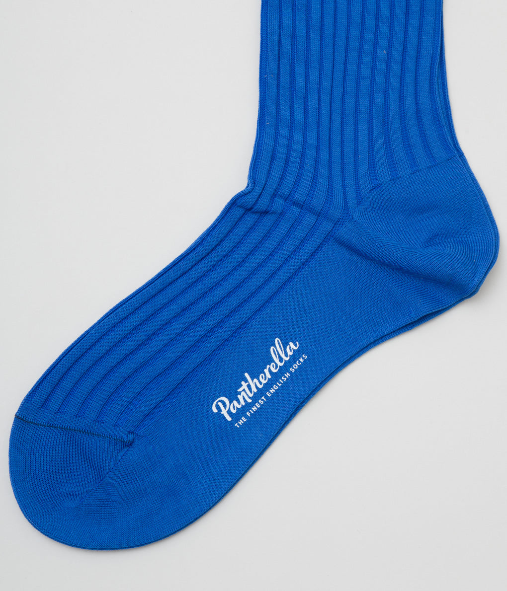 PANTHERELLA "DANVERS MENS RIB SOCKS"(SAPPHIRE)