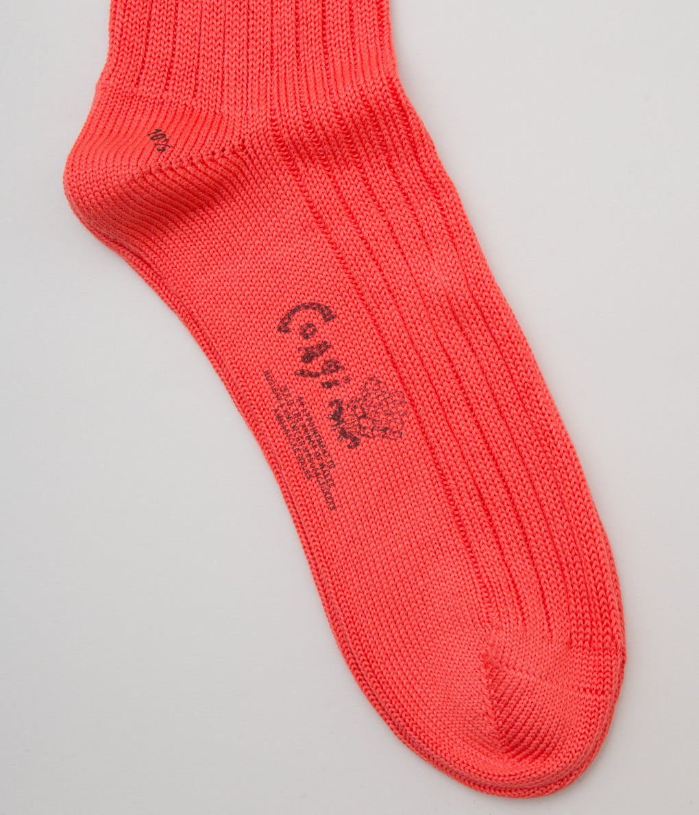 CORGI "MEN'S MERCERIZED COTTON SOCKS" (ORANGE)