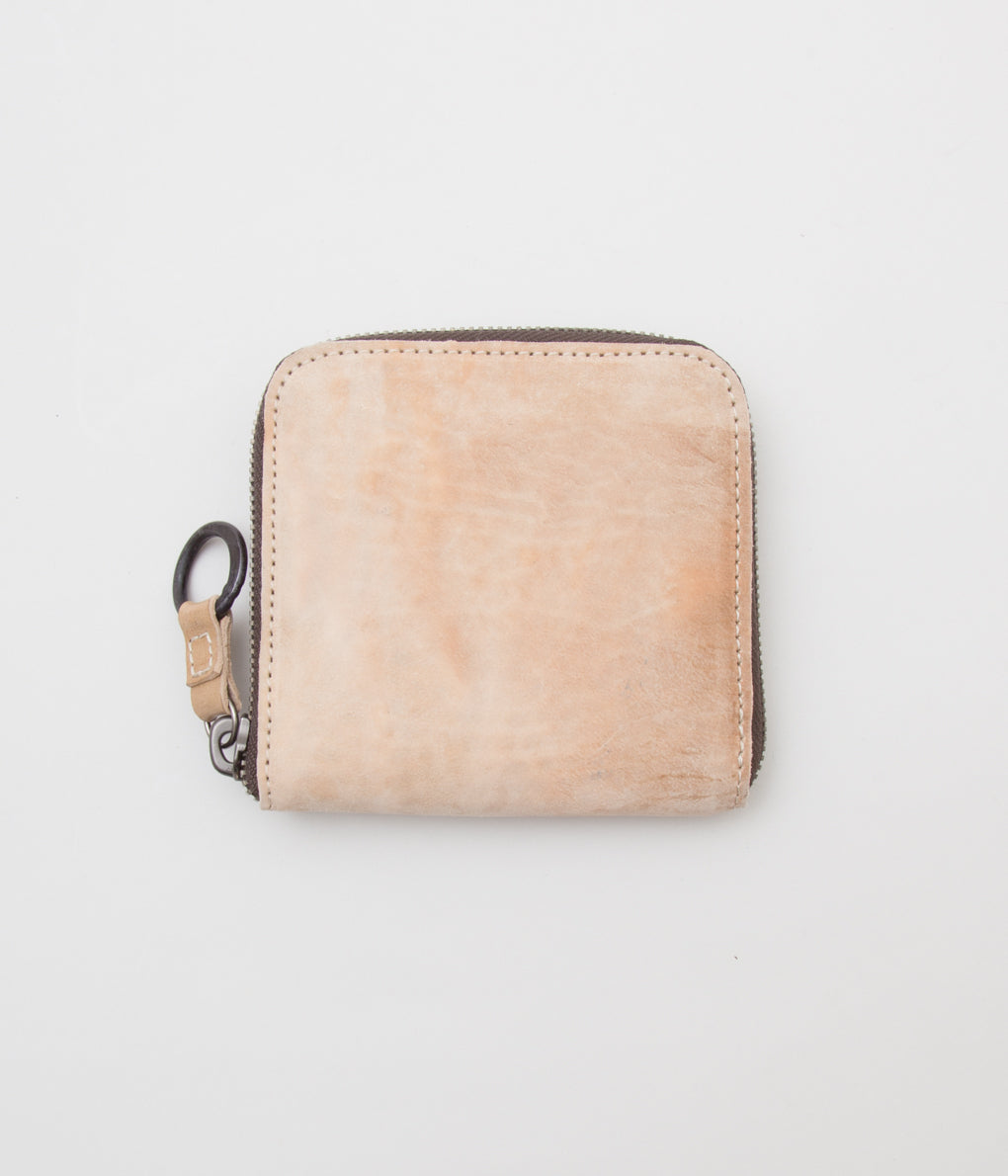 TAGLIOVIVO "ZIP WALLET S."(CULATTA SPACCATE REVERSE BEIGE)