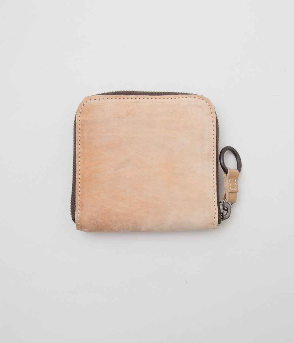TAGLIOVIVO "ZIP WALLET S."(CULATTA SPACCATE REVERSE BEIGE)