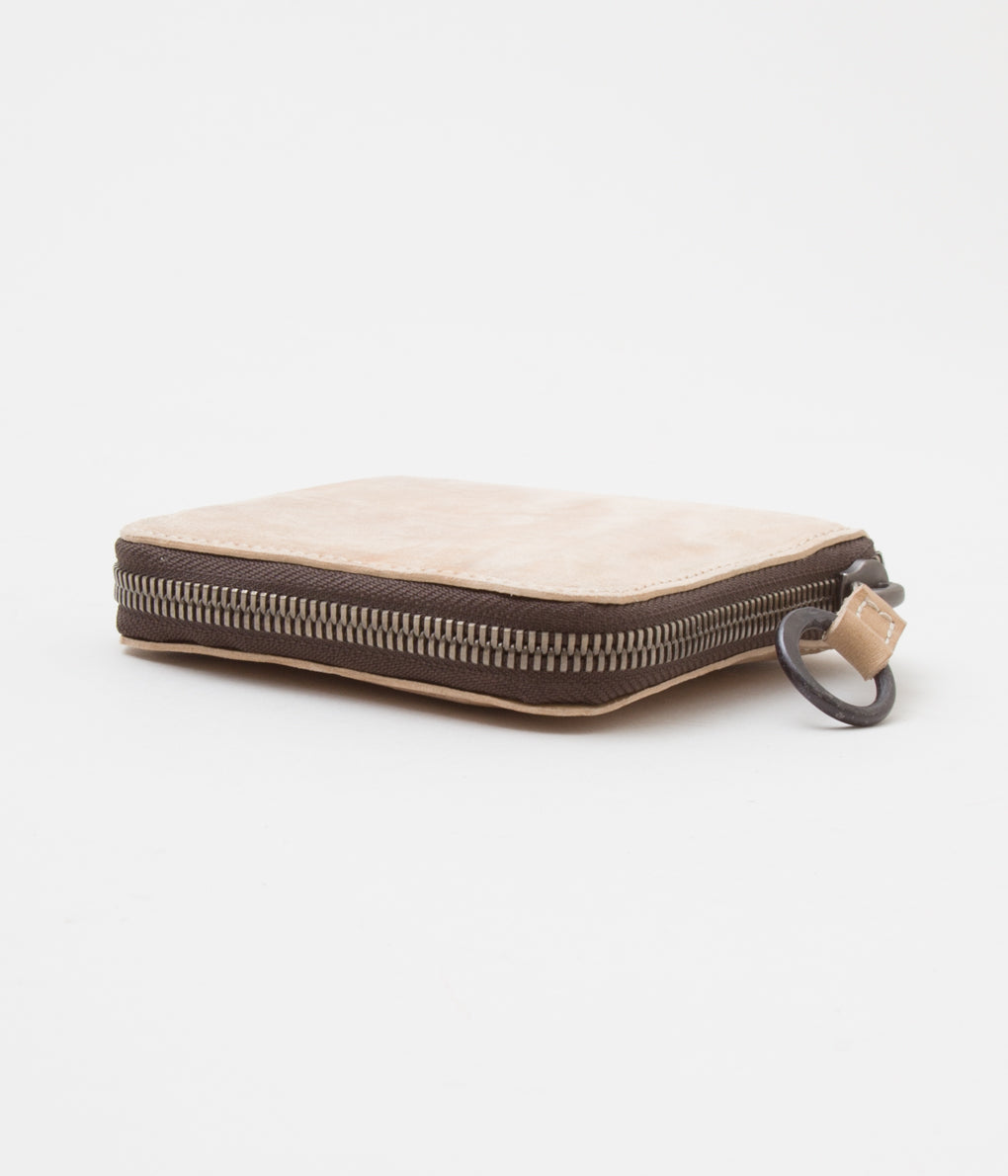 TAGLIOVIVO "ZIP WALLET S."(CULATTA SPACCATE REVERSE BEIGE)