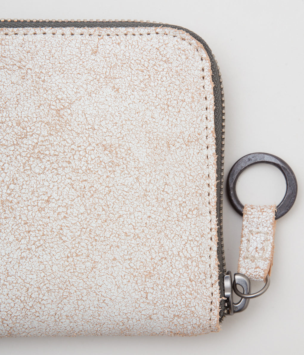 TAGLIOVIVO "ZIP WALLET S."(CALF LUX WHITE)