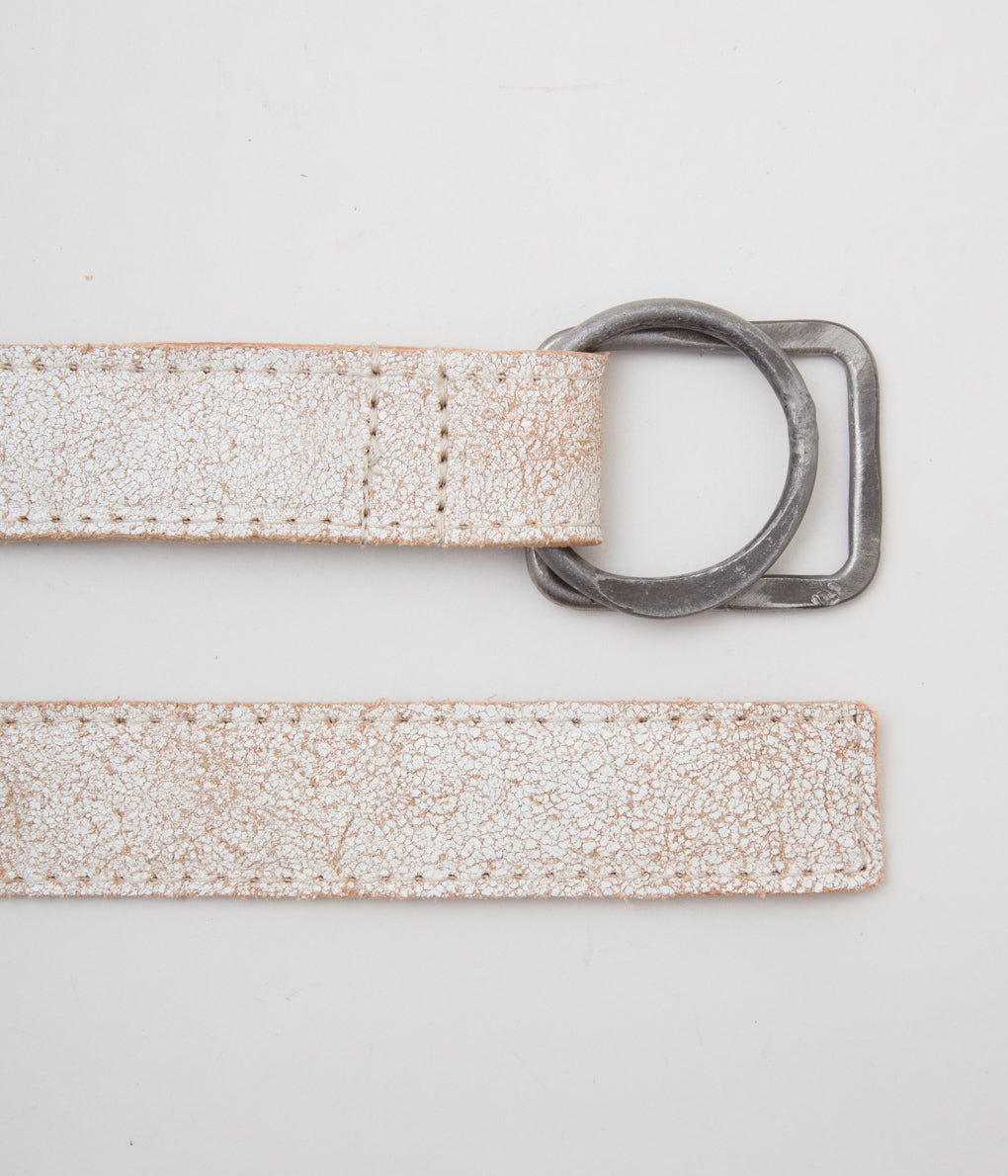 TAGLIOVIVO "ANELLO BELT"(CALF LUX WHITE)