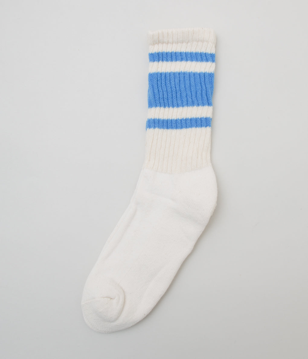 AMERICAN TRENCH "RETRO MONO STRIPE SOCK" (BLUE)