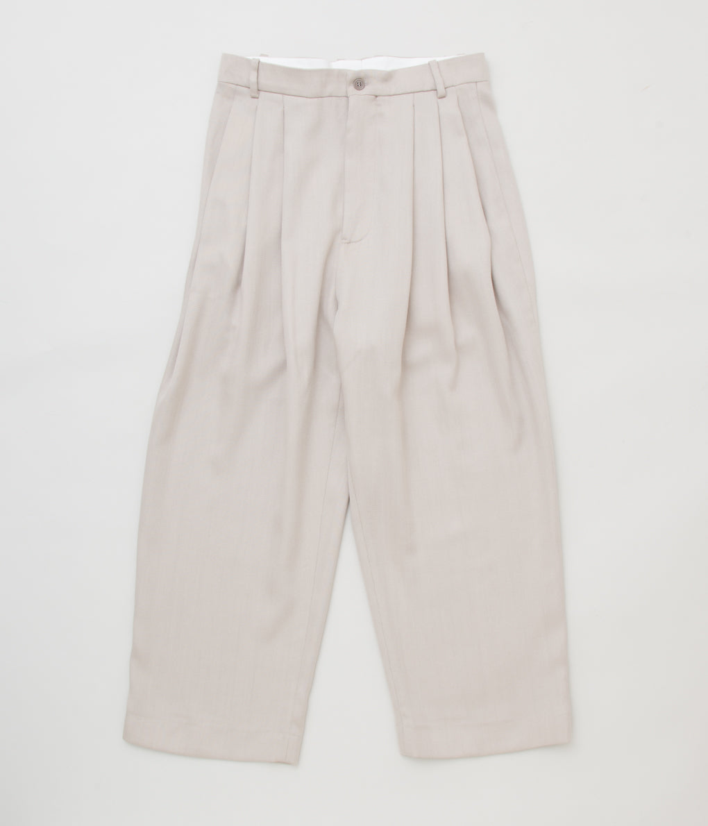 HED MAYNER "6 PLEAT PANTS"(GREYGE)