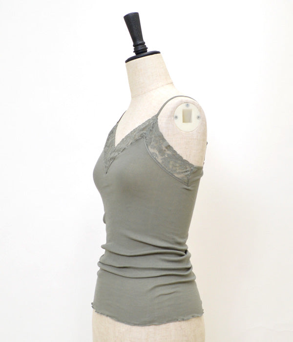 SOUPLE LUZ "V RACE CAMISOLE"(GREEN)