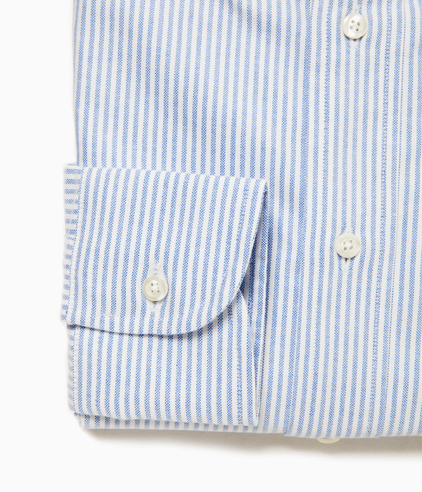INDIVIDUALIZED SHIRTS "CANDY STRIPE (STANDARD FIT BUTTON DOWN SHIRT)(LIGHT BLUE)"