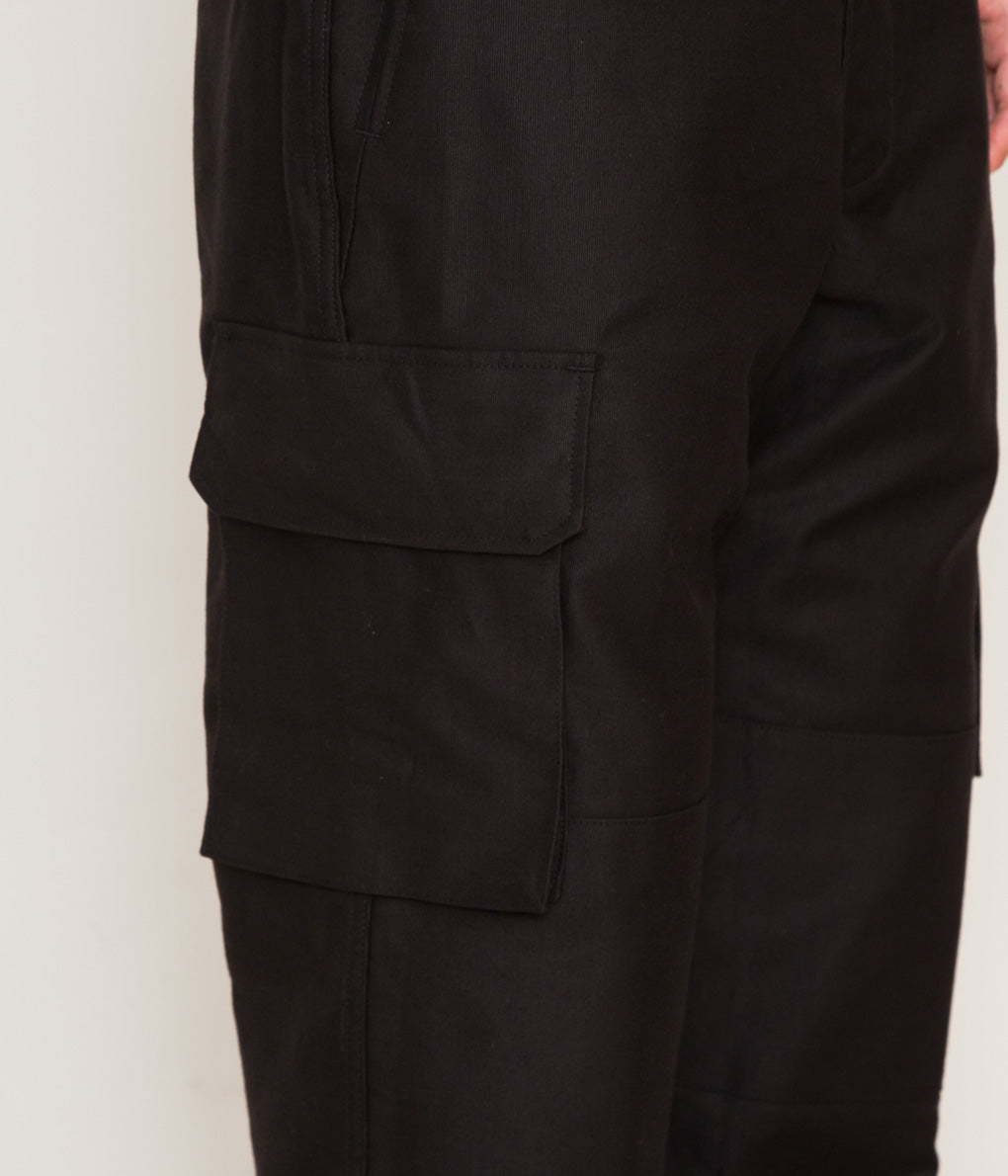 BONCOURA "B-47 カーゴパンツ(デッキクロス)"(BLACK)