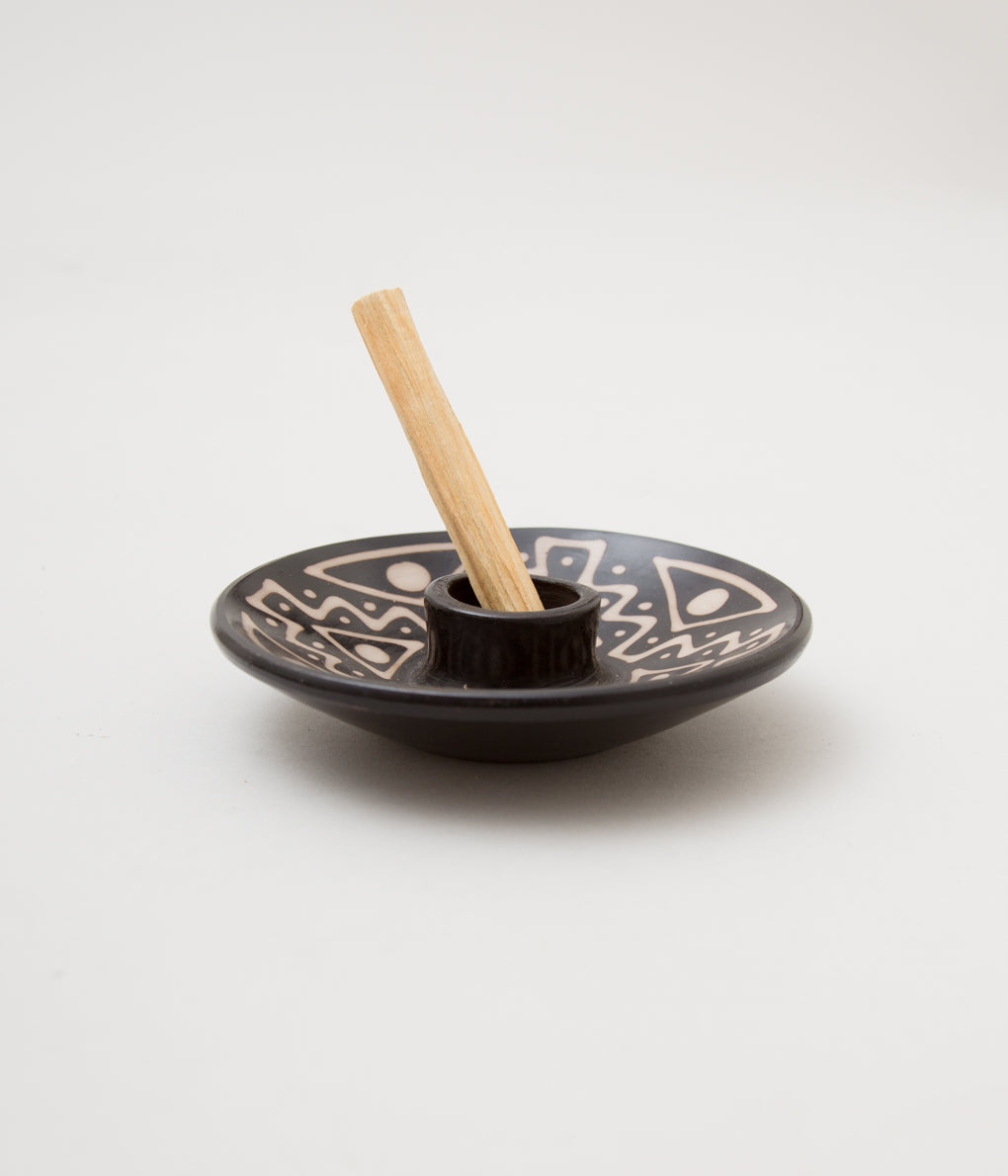 LUNA SUNDARA "PALO SANTO HOLDER WITH 5 STICKS"(BLACK)