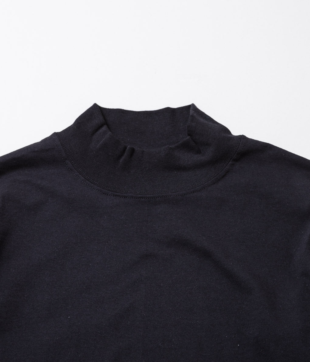 LIFEWEAR ''MOCK NECK L/S TEE'' (BLACK)