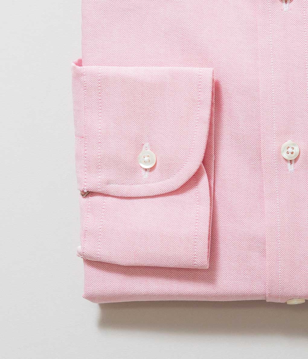 INDIVIDUALIZED SHIRTS "CAMBRIDGE OXFORD (CLASSIC FIT BUTTON DOWN SHIRT)(PINK)"