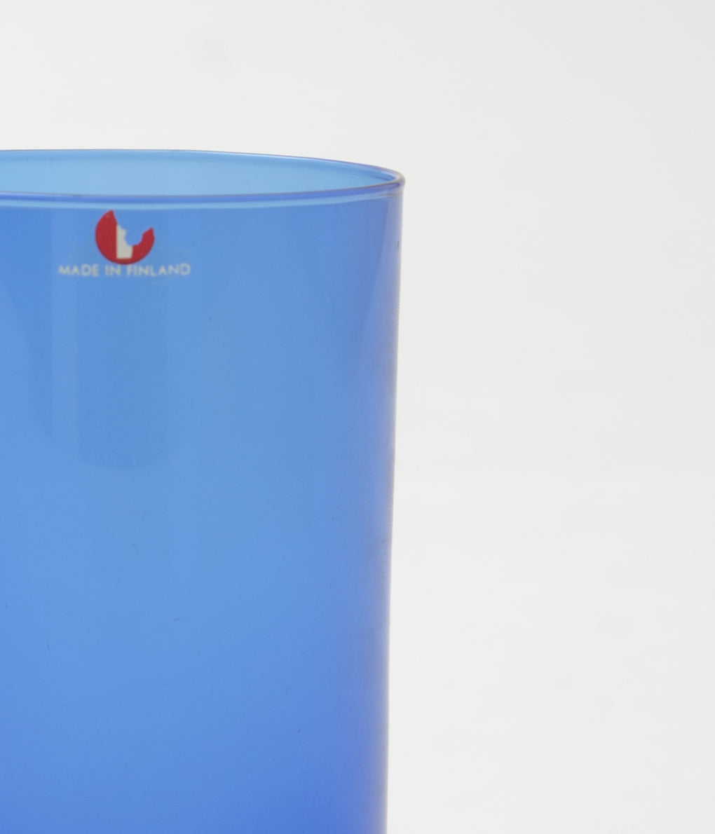 IITTALA (TIMO SARPANEVA) "GLASS I-114M" (R BLUE)