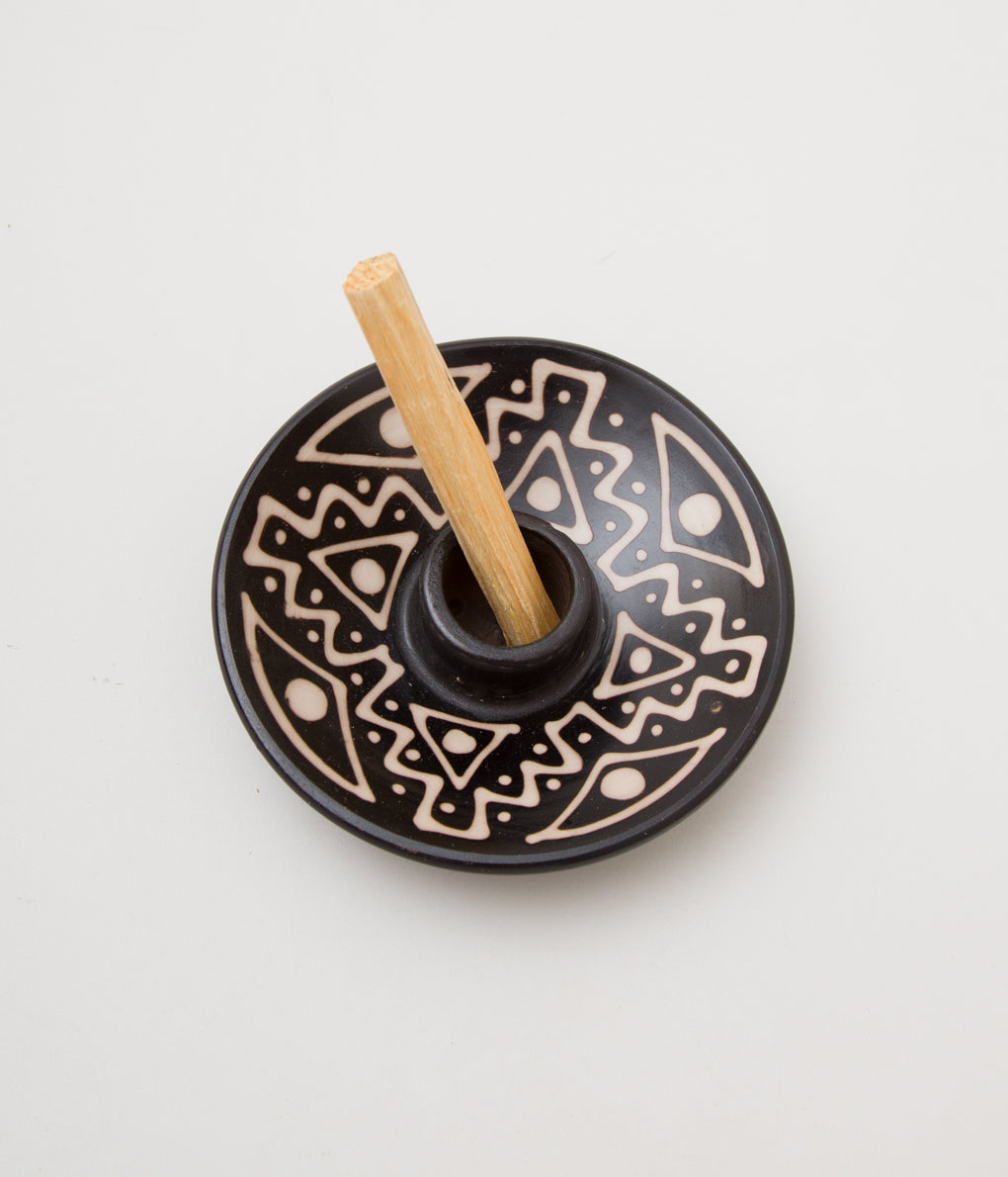 LUNA SUNDARA "PALO SANTO HOLDER WITH 5 STICKS"(BLACK)