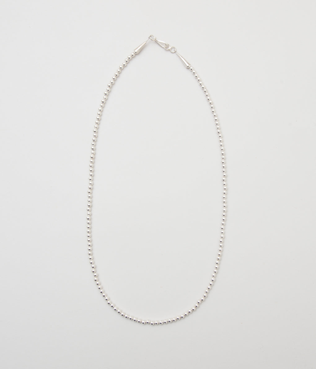 ERICKA NICOLAS BEGAY "NAVAJO PEARL 4mm 60cm"(SILVER)