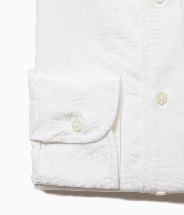 INDIVIDUALIZED SHIRTS "CAMBRIDGE OXFORD (SLIM FIT BUTTON DOWN SHIRT)(WHITE)"