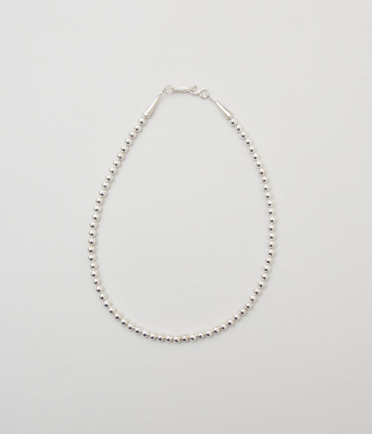 ERICKA NICOLAS BEGAY "NAVAJO PEARL 5mm 40cm"(SILVER)
