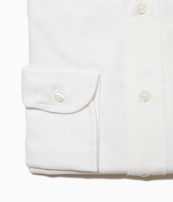 INDIVIDUALIZED SHIRTS "REGATTA OXFORD (STANDARD FIT BUTTON DOWN SHIRT)(WHITE)"