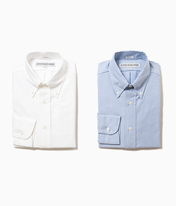 INDIVIDUALIZED SHIRTS "REGATTA OXFORD (SLIM FIT BUTTON DOWN SHIRT)(WHITE)"