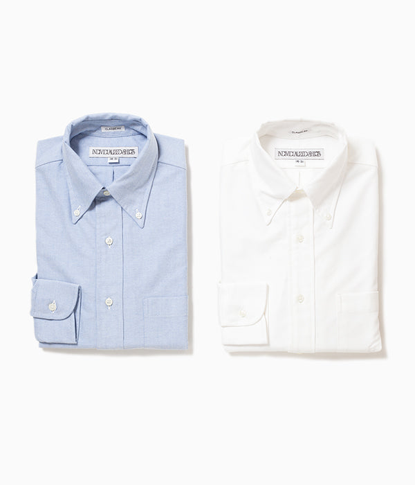 INDIVIDUALIZED SHIRTS "REGATTA OXFORD (CLASSIC FIT BUTTON DOWN SHIRT)(WHITE)"