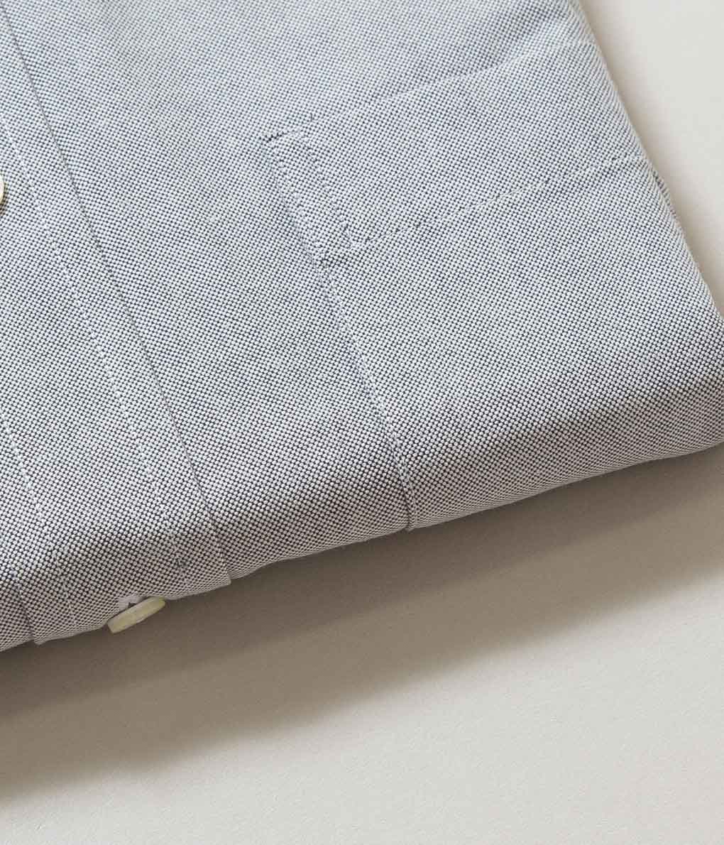INDIVIDUALIZED SHIRTS "CAMBRIDGE OXFORD (CLASSIC FIT BUTTON DOWN SHIRT)(LIGHT GREY)"