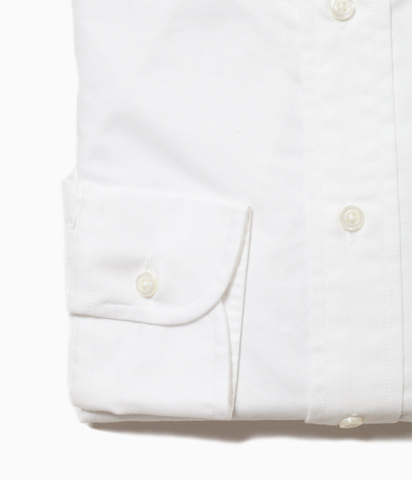 INDIVIDUALIZED SHIRTS "CAMBRIDGE OXFORD (STANDARD FIT BUTTON DOWN SHIRT)(WHITE)"