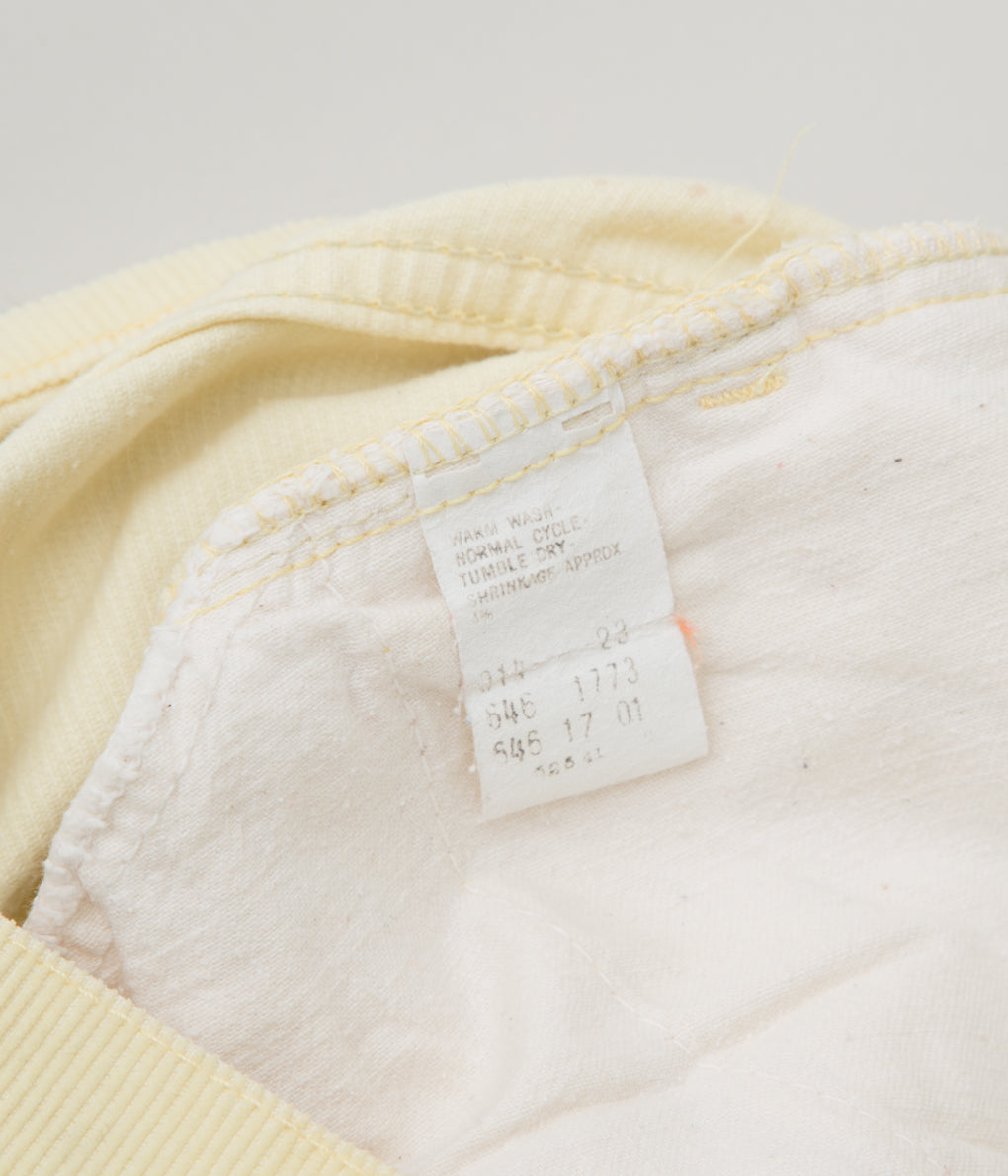 VINTAGE CLOTHING "70'S LEVI'S YELLOW CORDUROY 646 PANTS"(W35/L31)