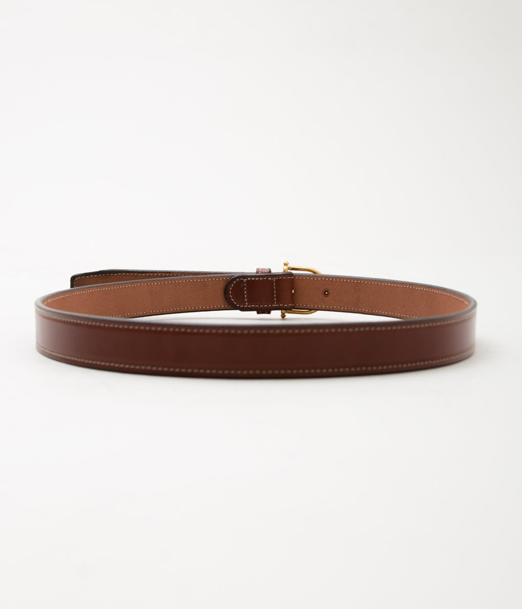 TORY LEATHER "【2351】1"SPUR BUCKLE BELT"(OAKBARK×BRASS)