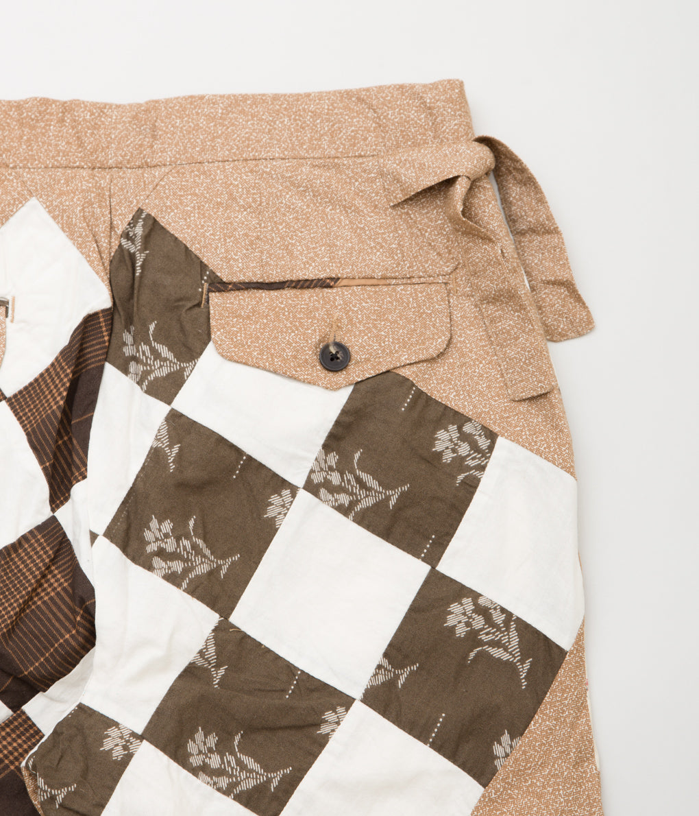 BODE "PONY CALICO QUILT TROUSERS"(BROWN MULTI)