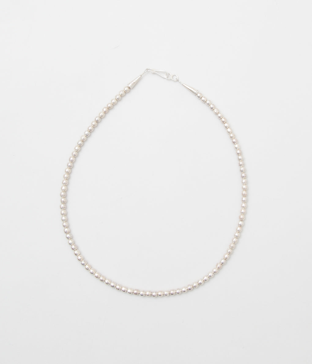 ERICKA NICOLAS BEGAY "NAVAJO PEARL 5mm 50cm"(SILVER)