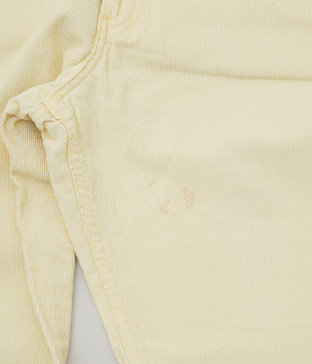 VINTAGE CLOTHING "70'S LEVI'S YELLOW CORDUROY 646 PANTS"(W35/L31)