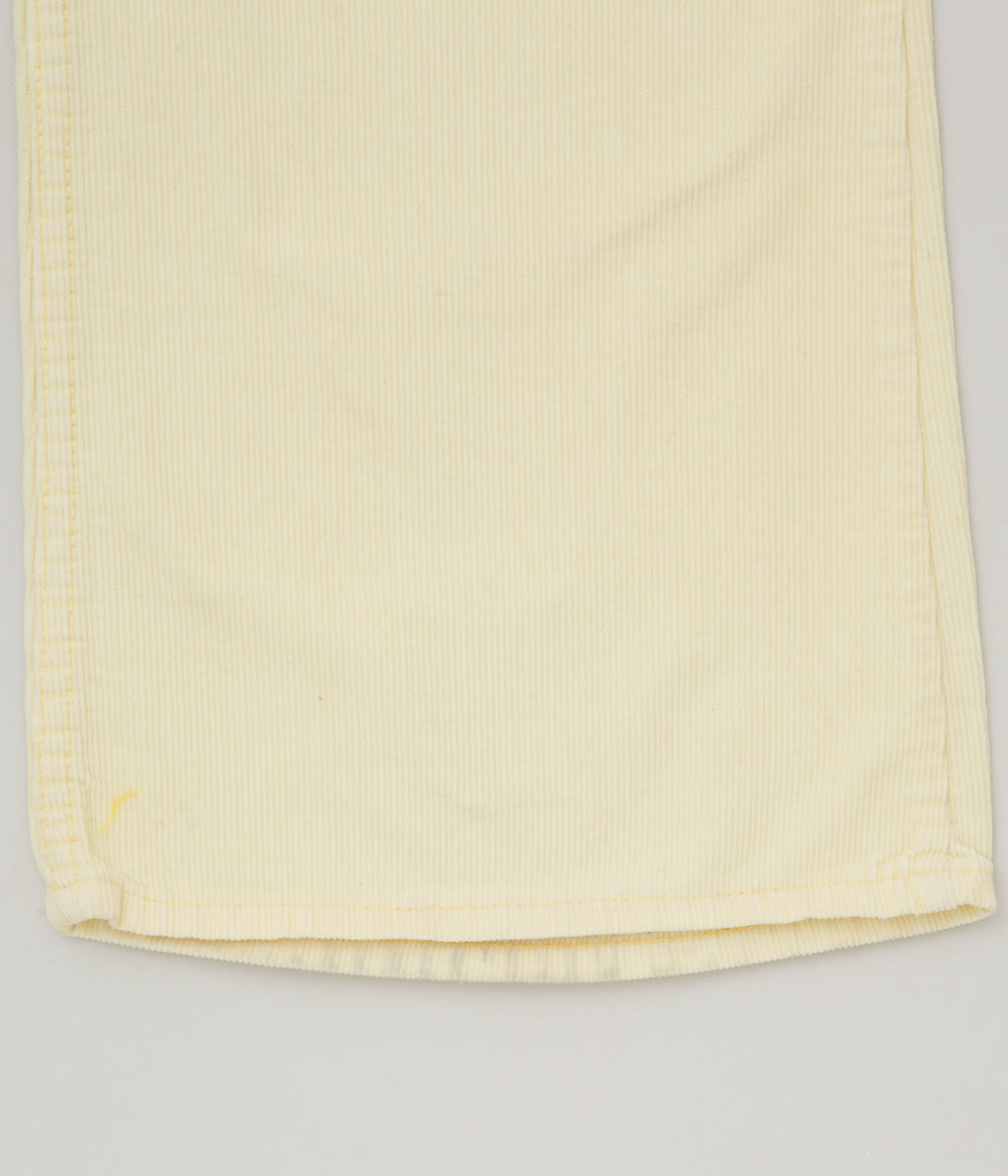 VINTAGE CLOTHING "70'S LEVI'S YELLOW CORDUROY 646 PANTS"(W35/L31)