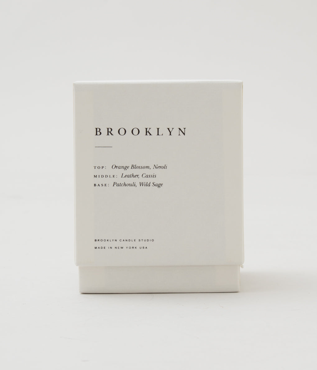 BROOKLYN CANDLE "GLASS 2 WICKS+INDIVIDUAL BOX"(BROOKLYN)