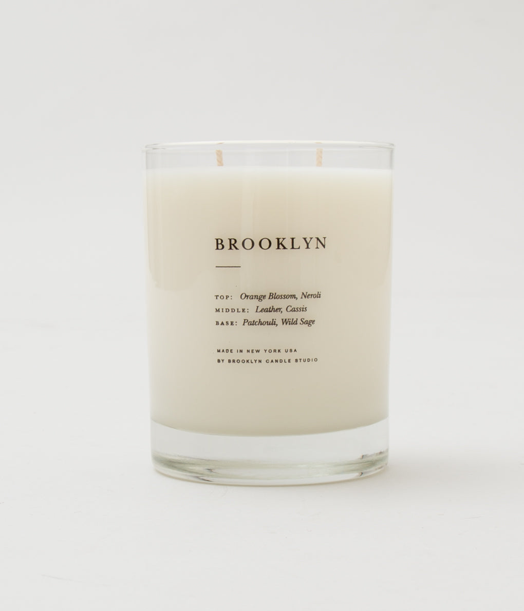 BROOKLYN CANDLE "GLASS 2 WICKS+INDIVIDUAL BOX"(BROOKLYN)