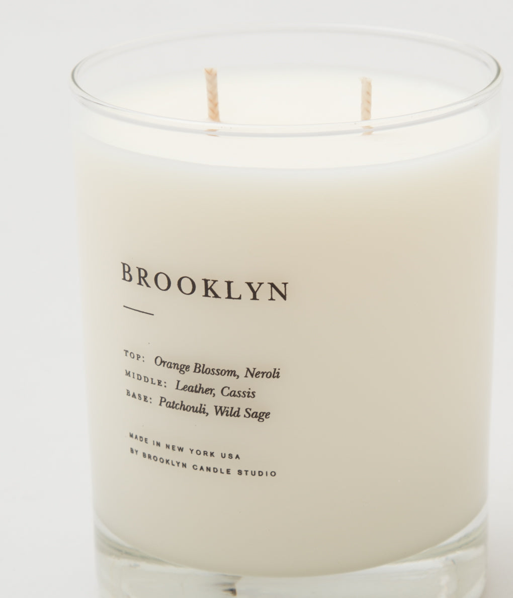 BROOKLYN CANDLE "GLASS 2 WICKS+INDIVIDUAL BOX"(BROOKLYN)