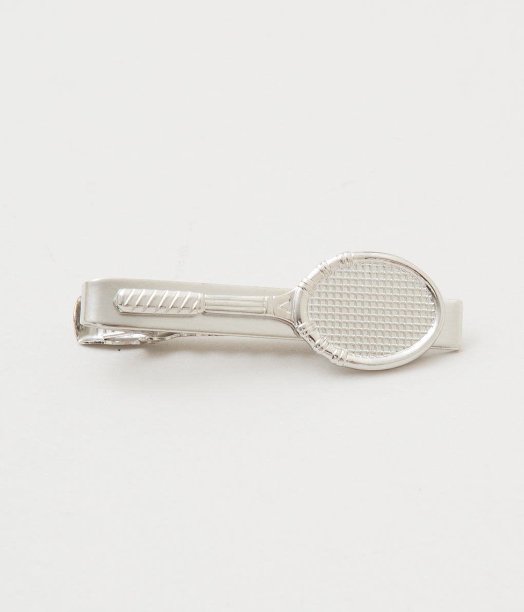 FINE AND DANDY "TIE BARS TENNIS RACKETS"(SILVER)