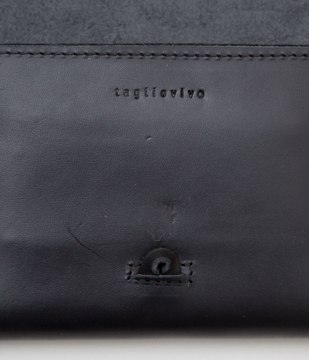 TAGLIOVIVO "SOFFIETTO WALLET L"(CULATTA SOFT BLACK)