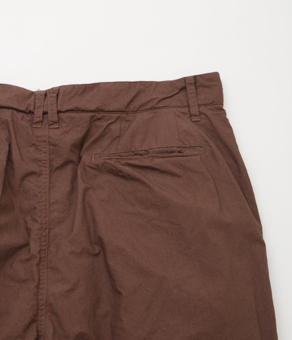 JAMES COWARD "PANTS FOR PIERRE BEAUGER  (GARMENT DYED DOUBLE TYPWRITER)"(BROWN)
