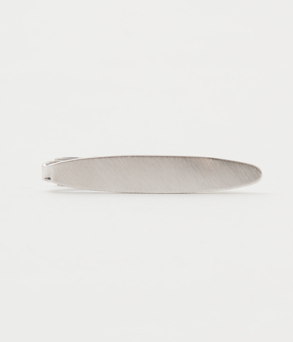 FINE AND DANDY "TIE BARS BRUSHED OVAL"(SILVER)
