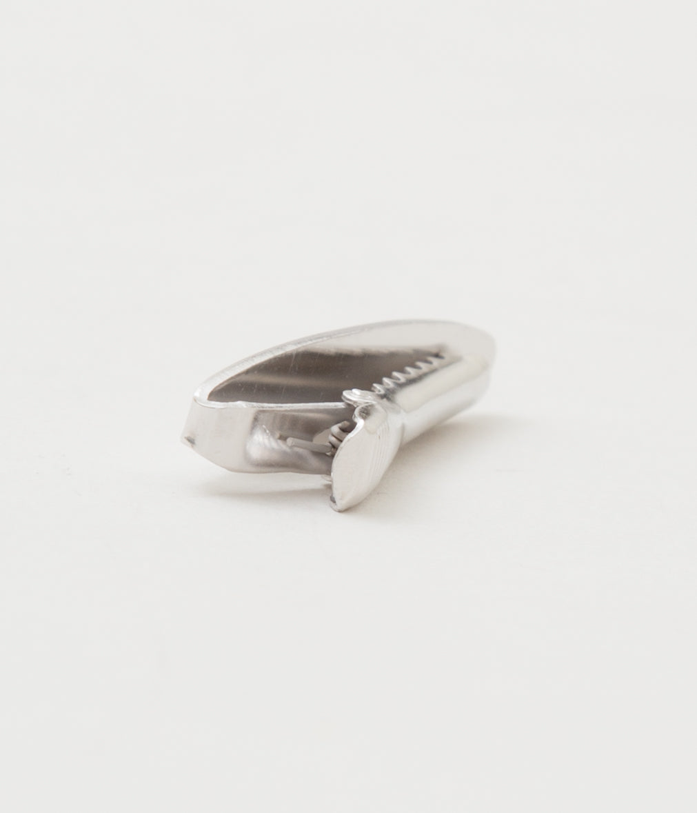 FINE AND DANDY "TIE BARS BRUSHED OVAL"(SILVER)