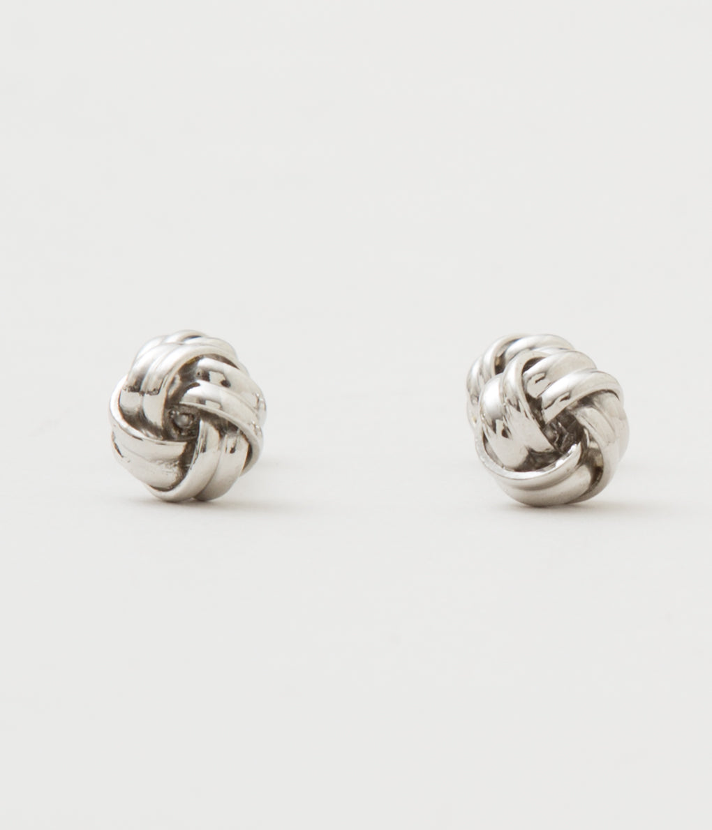 FINE AND DANDY "CUFF LINKS KNOT"(SILVER)