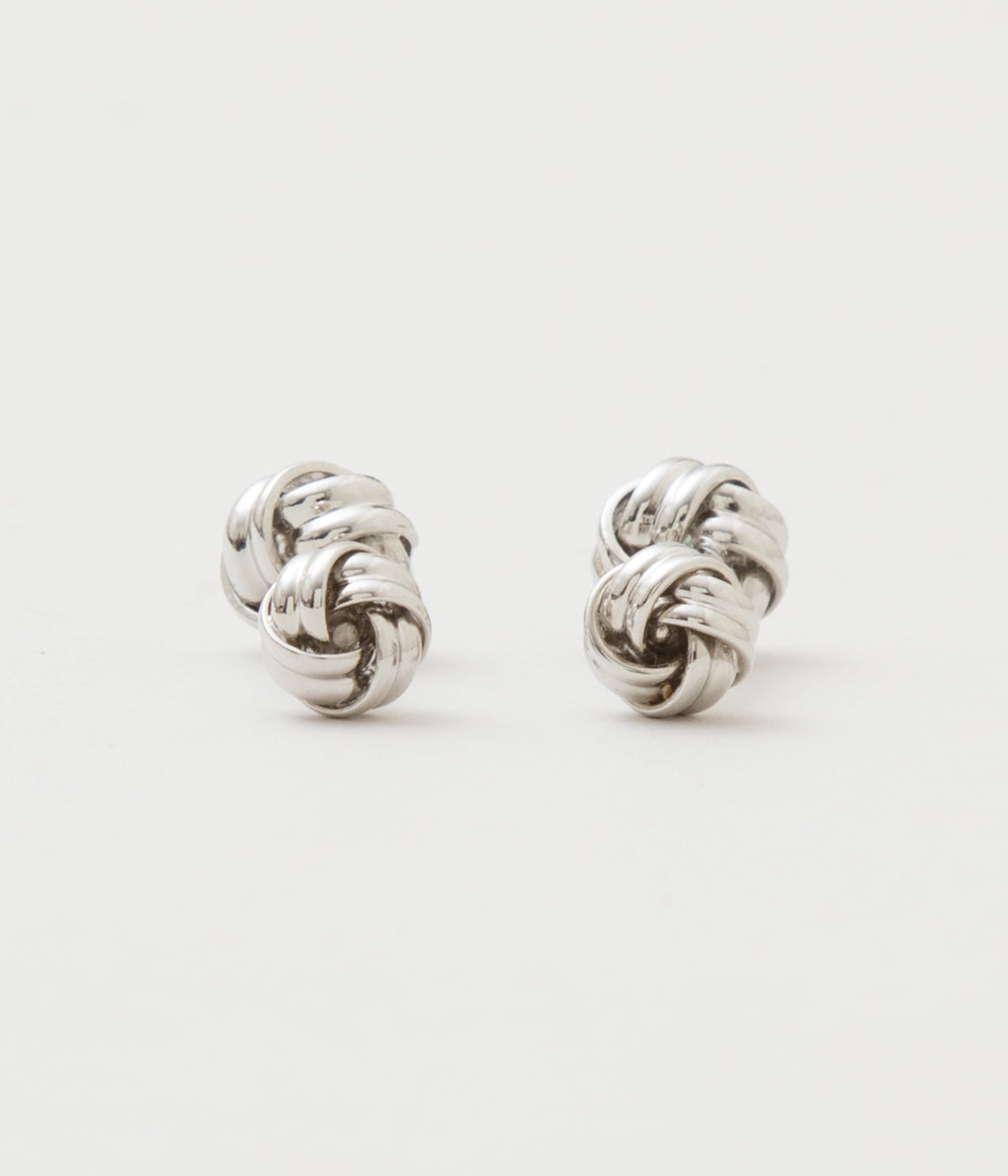 FINE AND DANDY "CUFF LINKS KNOT"(SILVER)