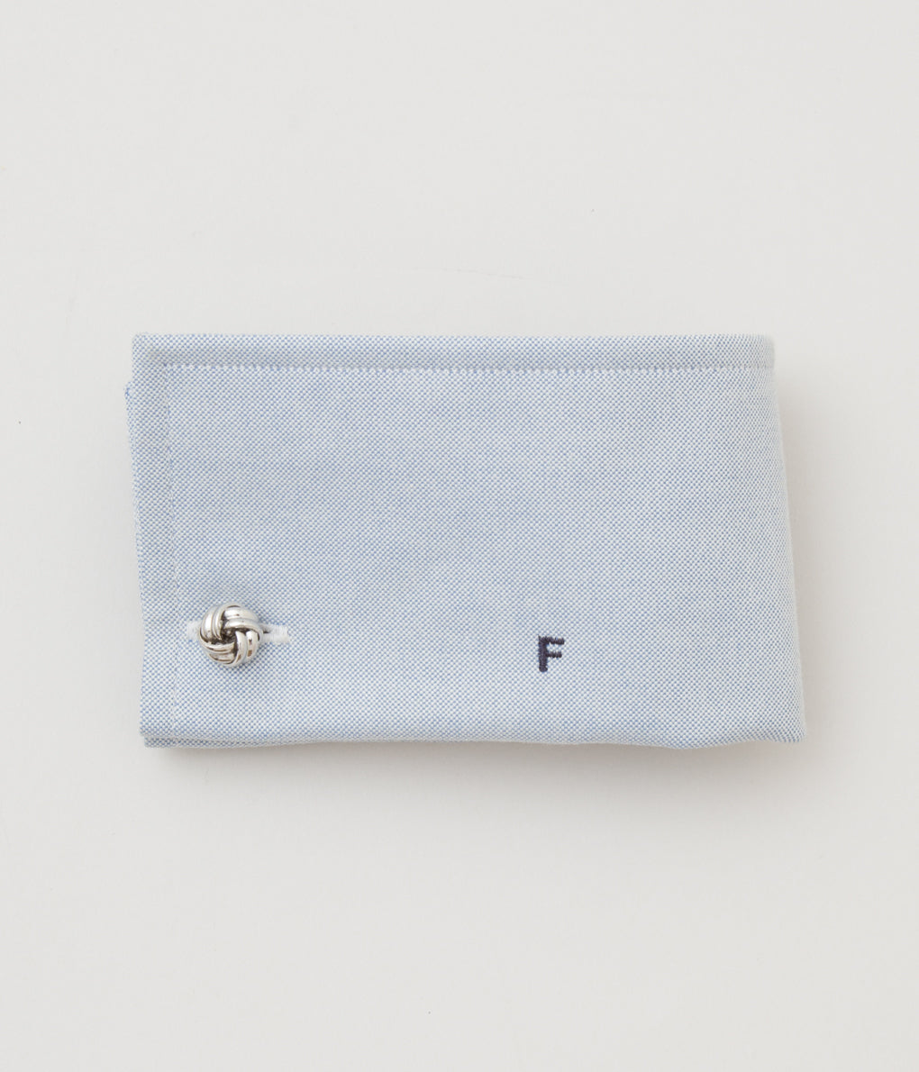 FINE AND DANDY "CUFF LINKS KNOT"(SILVER)