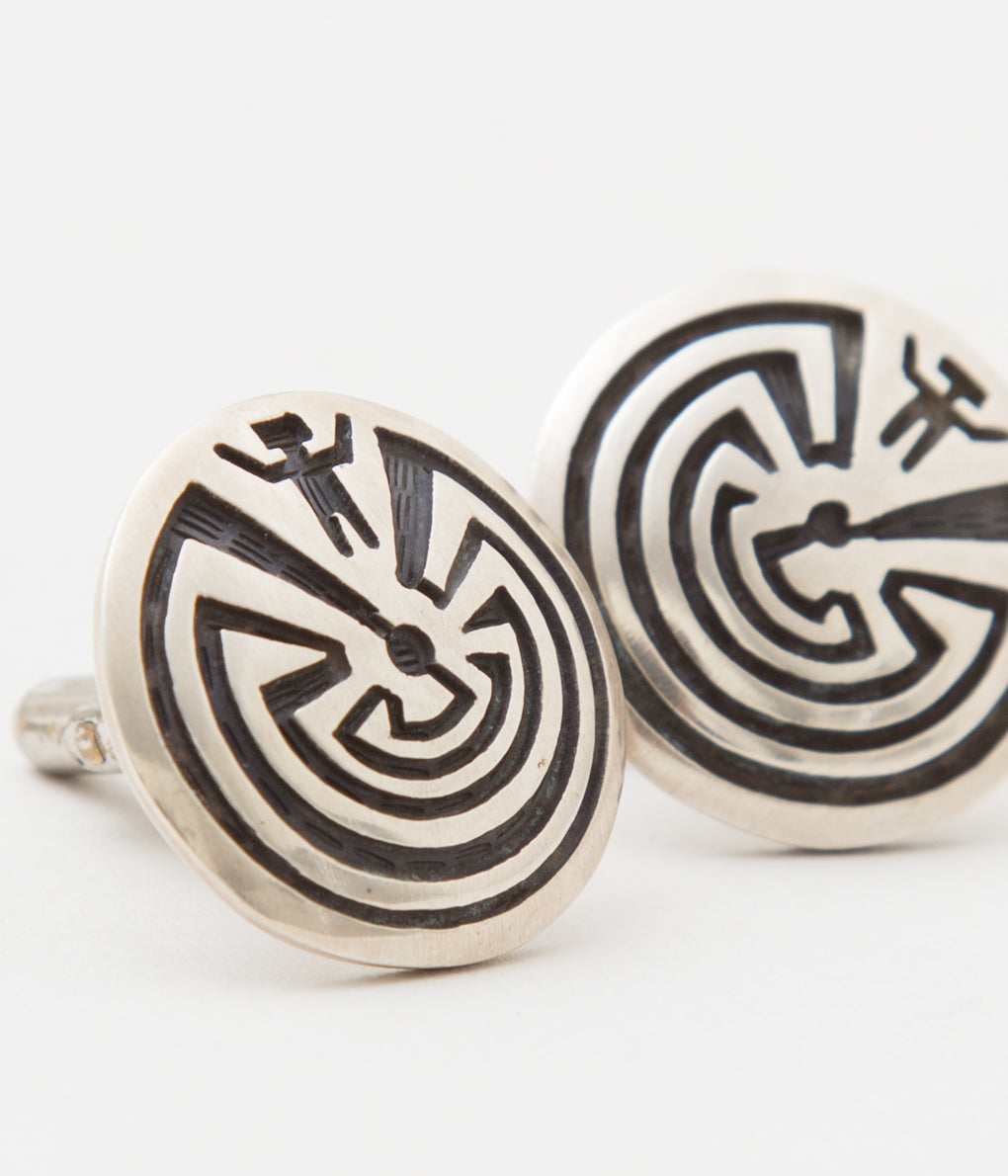 HOPI "MASE OVERLAY CUFFLINKS"