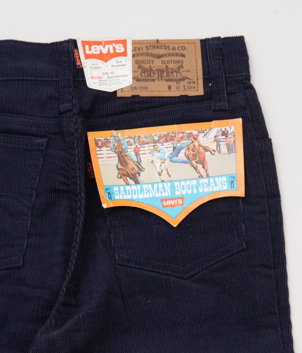 VINTAGE CLOTHING "DEADSTOCK 70's LEVI'S 516 FLARE COURDUROY"(W27/L33)