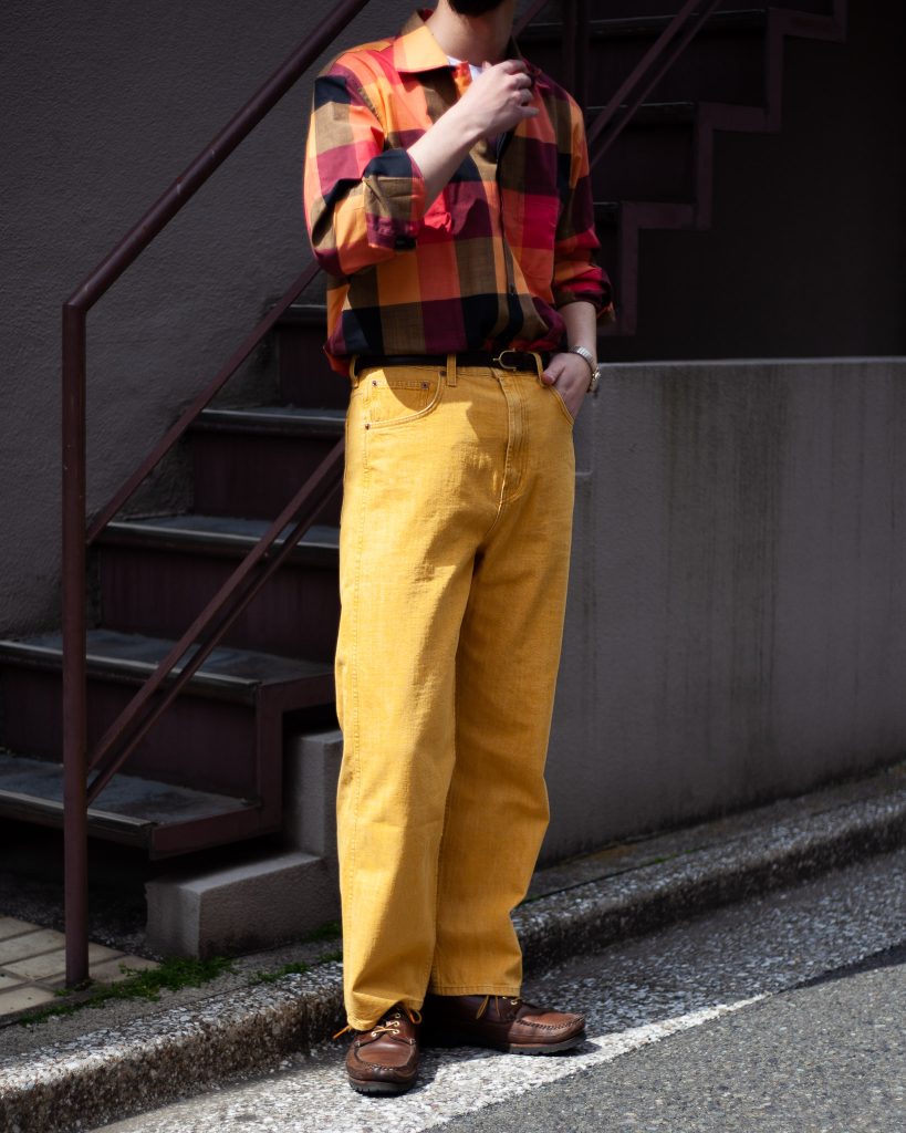 B SIDES JEANS "PLEIN JEAN"(YELLOW)