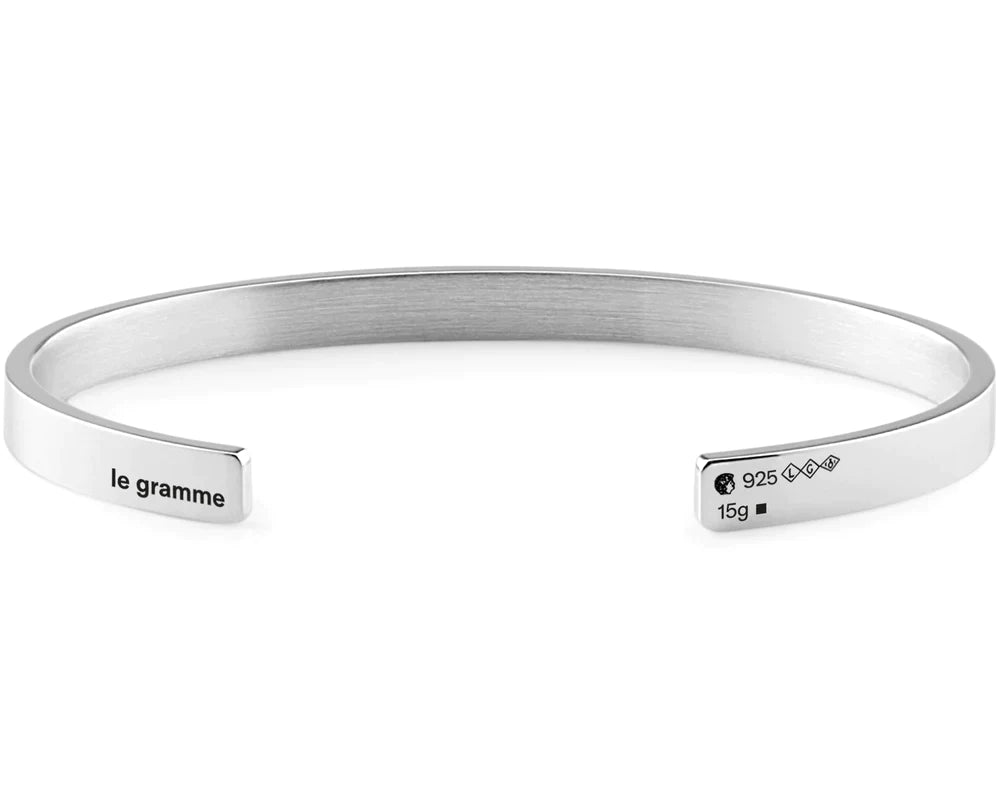 LE GRAMME "15G RIBBON BRACELET POLISHED"