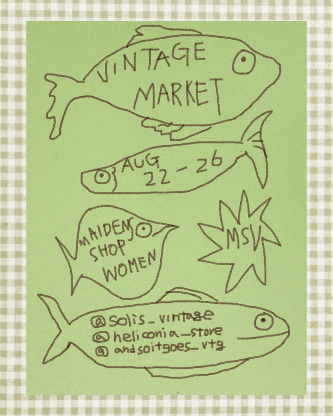 VINTAGE MARKET vol.9 at MAIDENS SHOP WOMEN